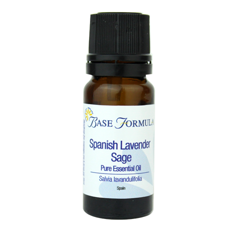 Pure Spanish Lavender Sage Essential Oil Base Formula